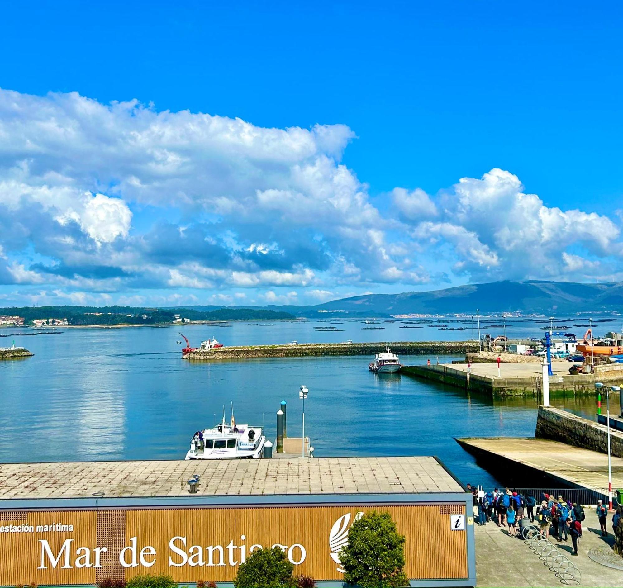 Apartament Exclusivo Atico Boutique Con Vistas Al Mar Vilanova de Arousa Zewnętrze zdjęcie